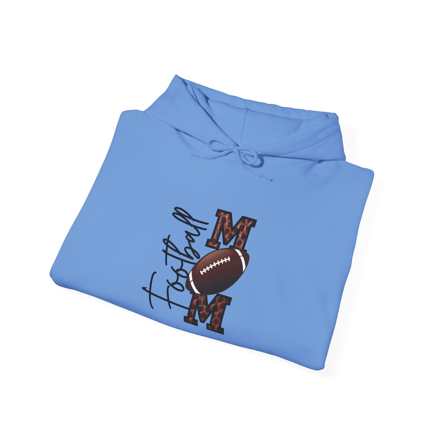 Football Mom: Adult Hooded Sweatshirt