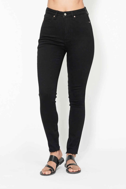 Judy Blue Full Size High Waisted Tummy Control Shield Pockets Skinny Jeans Plus Size