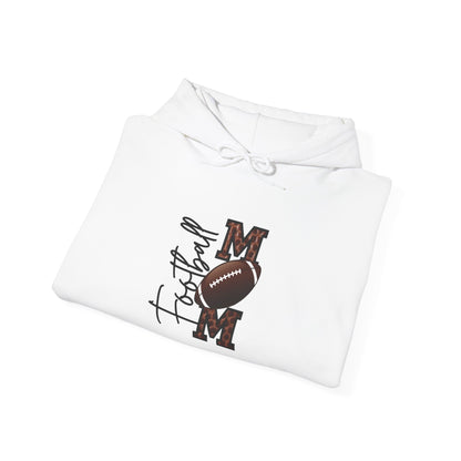 Football Mom: Adult Hooded Sweatshirt
