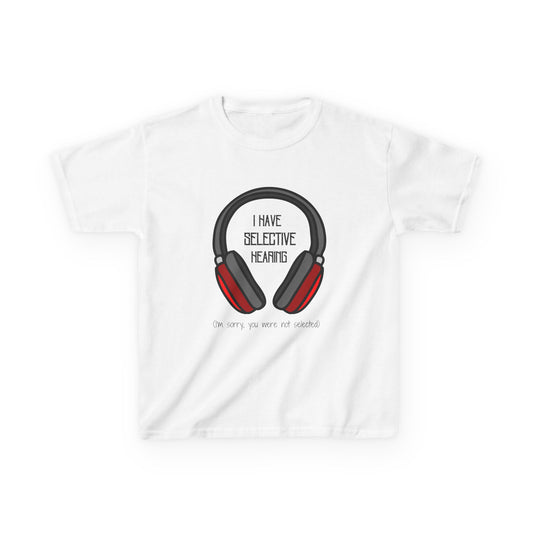 Youth T-Shirt Headphones Short-Sleeve T-Shirt in Multiple Colors