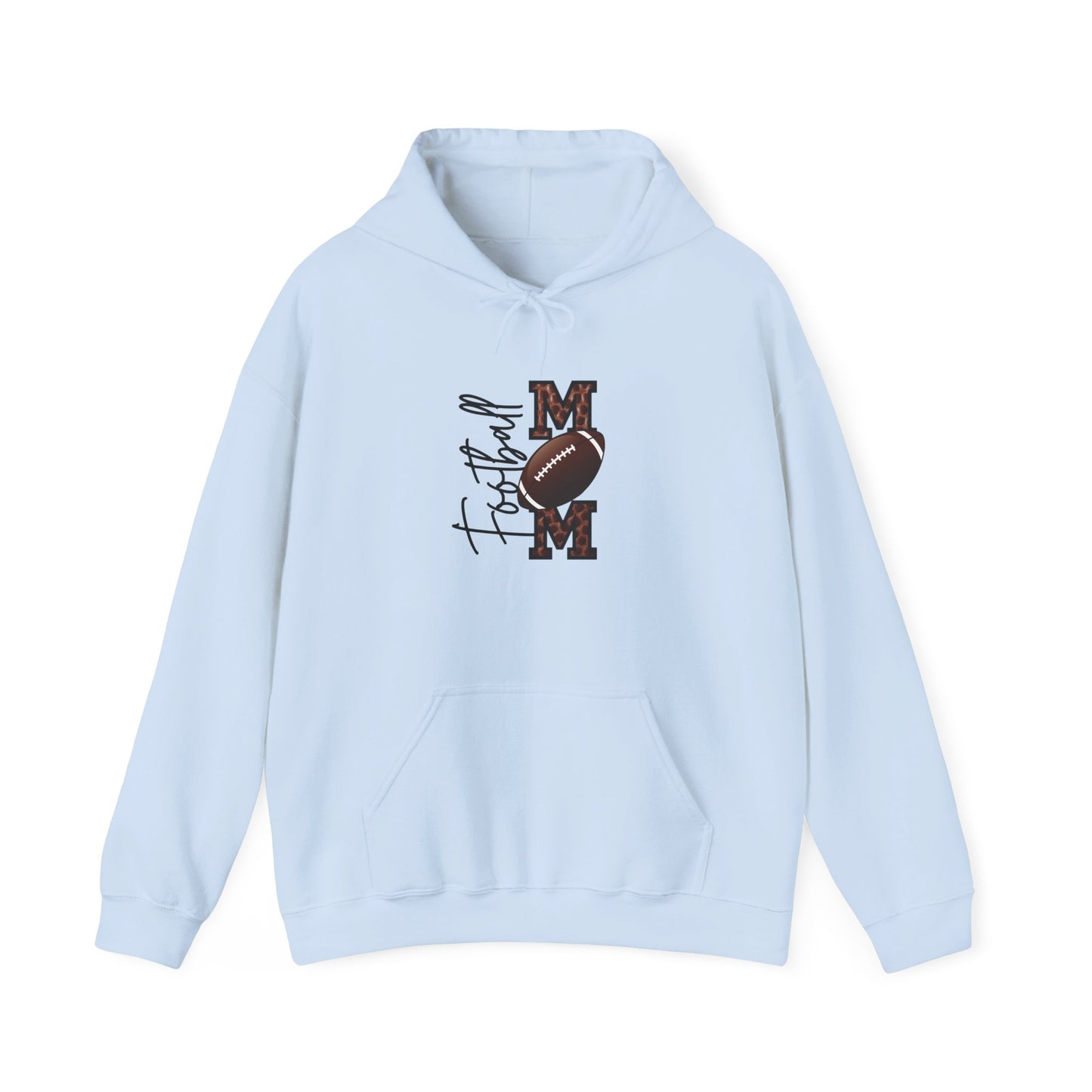 Football Mom: Adult Hooded Sweatshirt