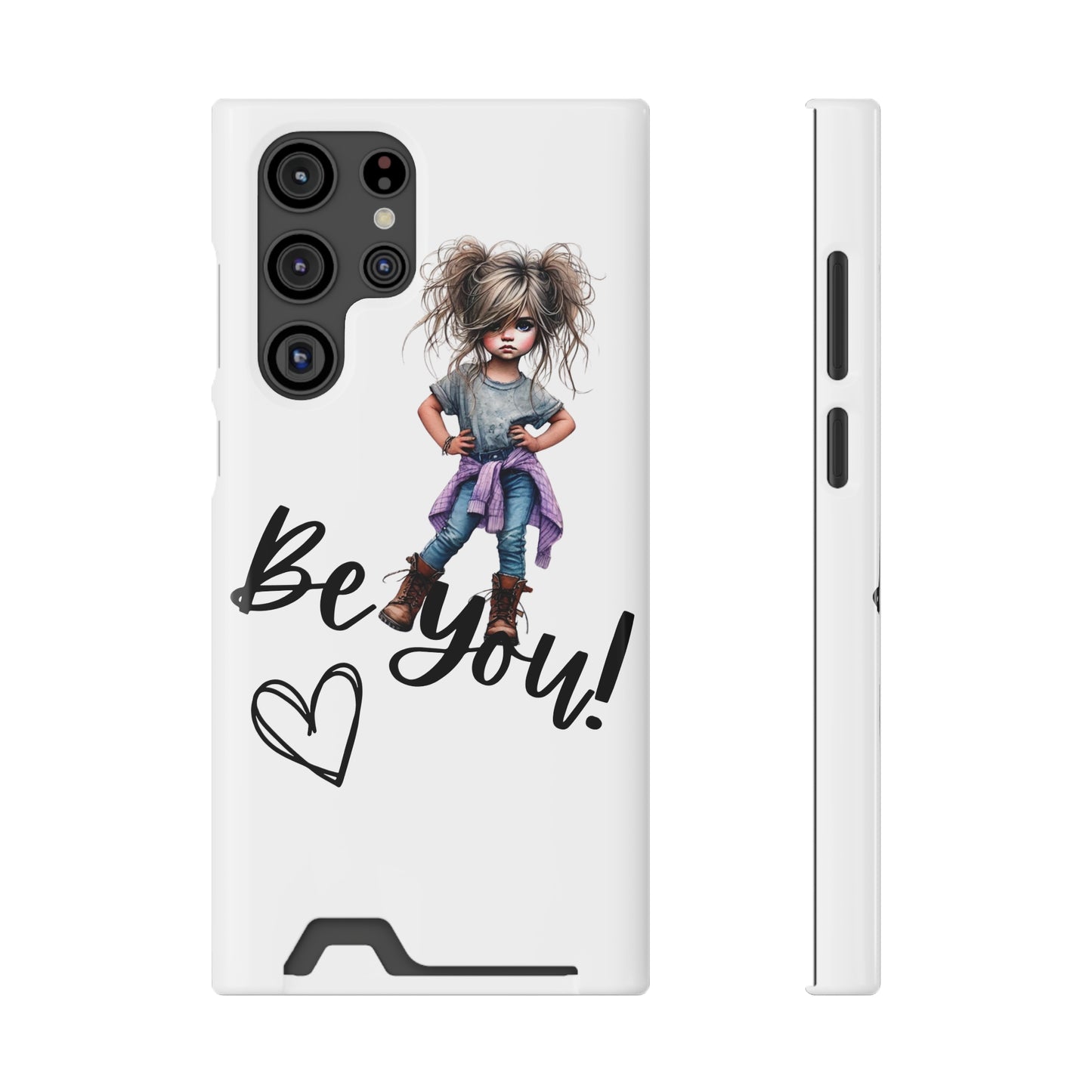 Be You Phone Case With Card Holder - Stylish and Functional Be You Phone Case - The Eggy's store