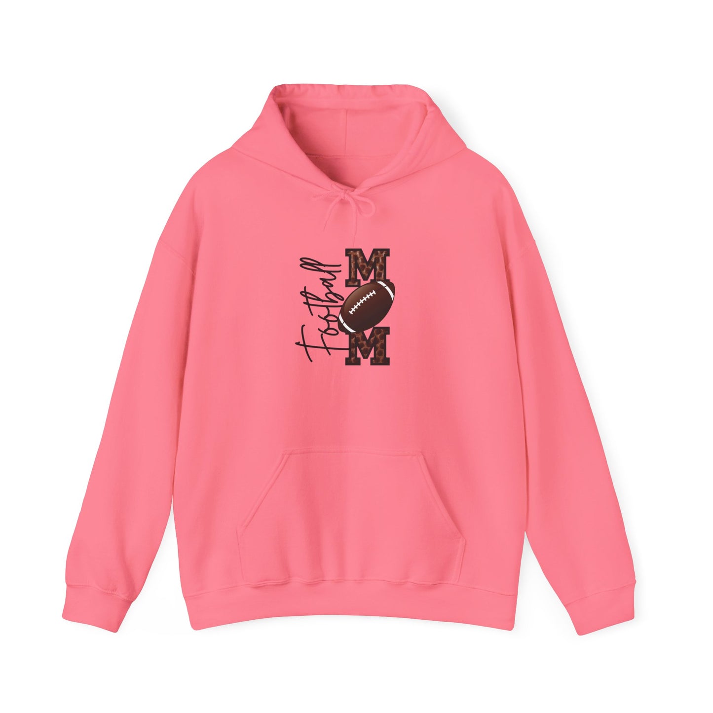 Football Mom: Adult Hooded Sweatshirt