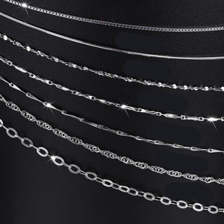 S925 Sterling Silver Necklace - The Eggy's store