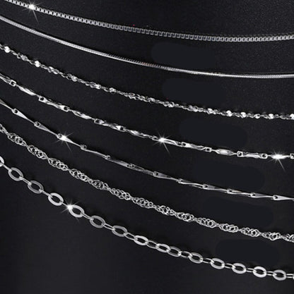 S925 Sterling Silver Necklace - The Eggy's store