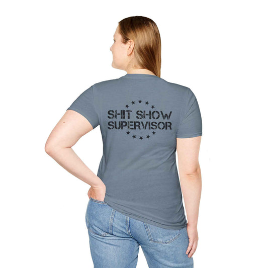 Shit Show Adult T-Shirt - Shit Show Supervisor