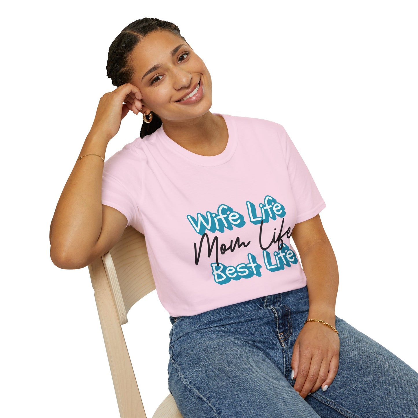 Best Life Mom Life Adult T-Shirt