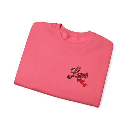 Love and Hearts Adult Love Hearts Sweatshirt Women's Top