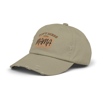 Mama:  Adult Distressed Hat