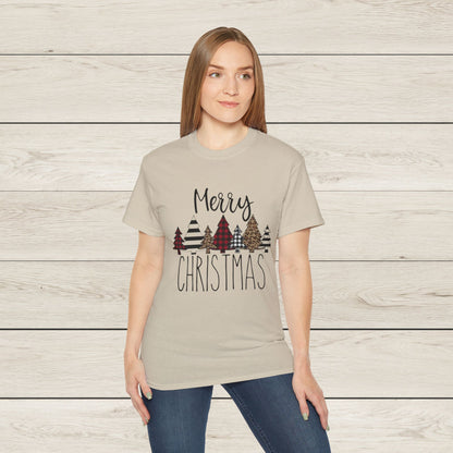 Merry Christmas Unisex Tee, Holiday Shirt, Christmas Gift, Cozy Casual Wear, Seasonal Fashion, Winter Apparel