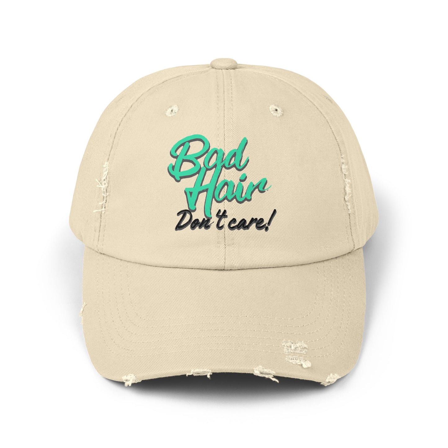 Bad Hair Unisex Distressed Cap - Perfect Bad Hair Cap for All