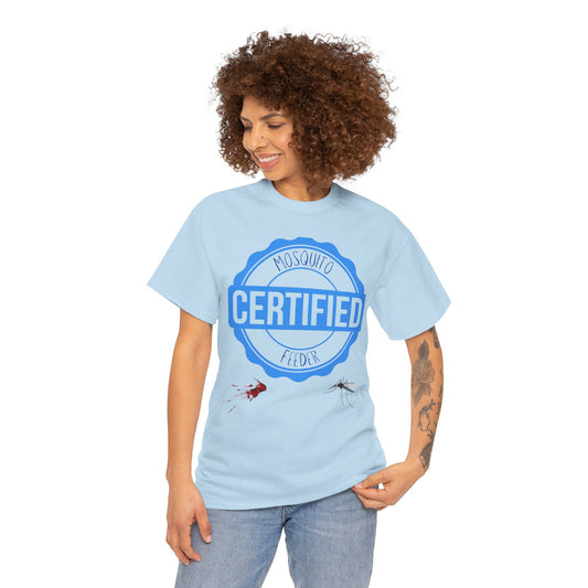 Mosquito Certified Women's T-Shirt, Funny Summer Shirt, Humorous Tee