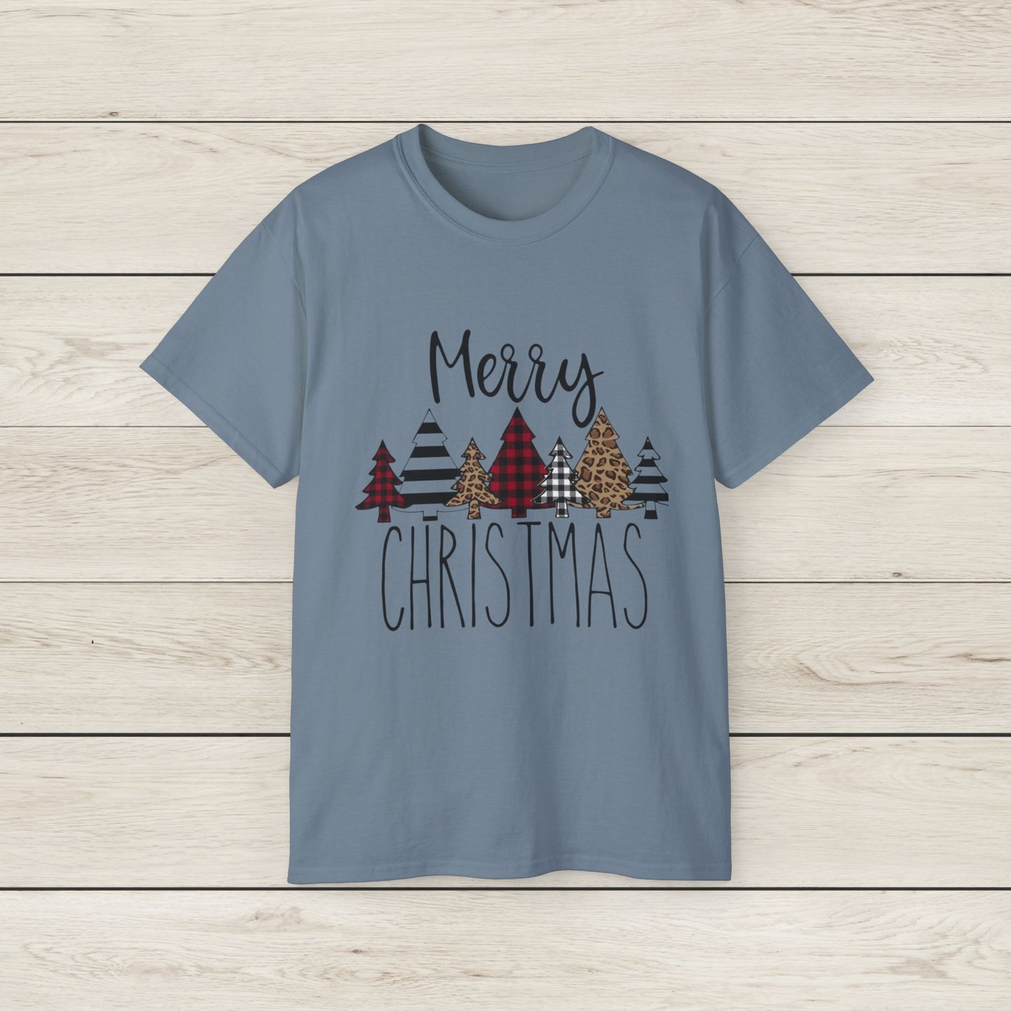 Merry Christmas Unisex Tee, Holiday Shirt, Christmas Gift, Cozy Casual Wear, Seasonal Fashion, Winter Apparel
