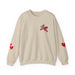 Love and Hearts Adult Love Hearts Sweatshirt Women's Top