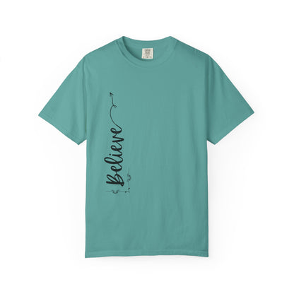 Believe Women's T-shirt for Adults - Inspirational Apparel - The Eggy's store