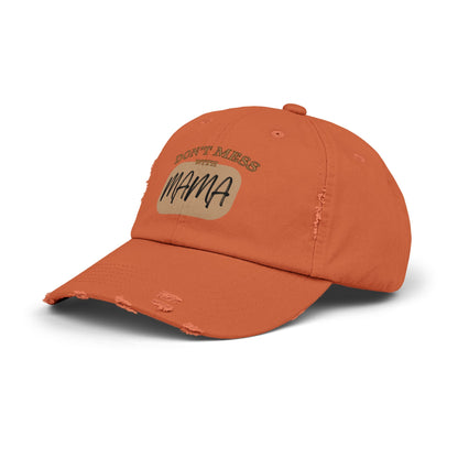 Mama:  Adult Distressed Hat
