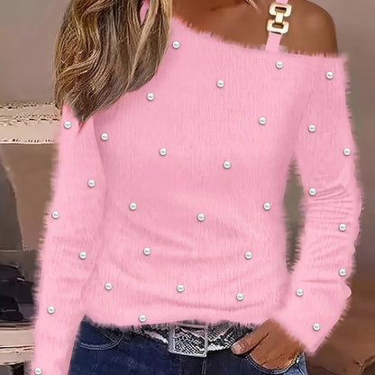 Shop Pearl Off Shoulder Women's Top - Chic Elegance