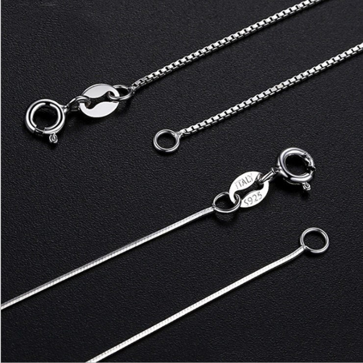 S925 Sterling Silver Necklace - The Eggy's store