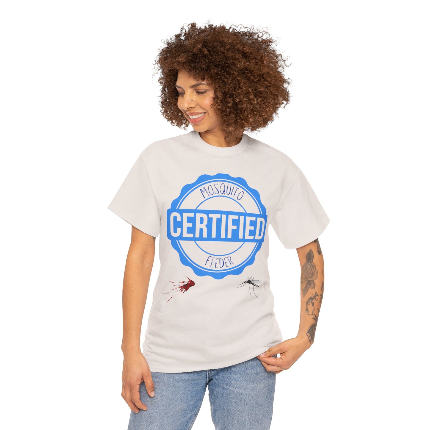 Mosquito Certified Women's T-Shirt, Funny Summer Shirt, Humorous Tee