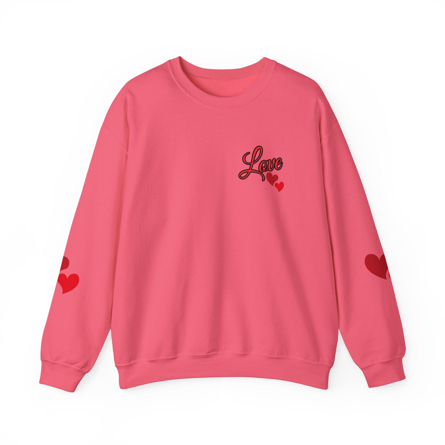 Love and Hearts Adult Love Hearts Sweatshirt Women's Top