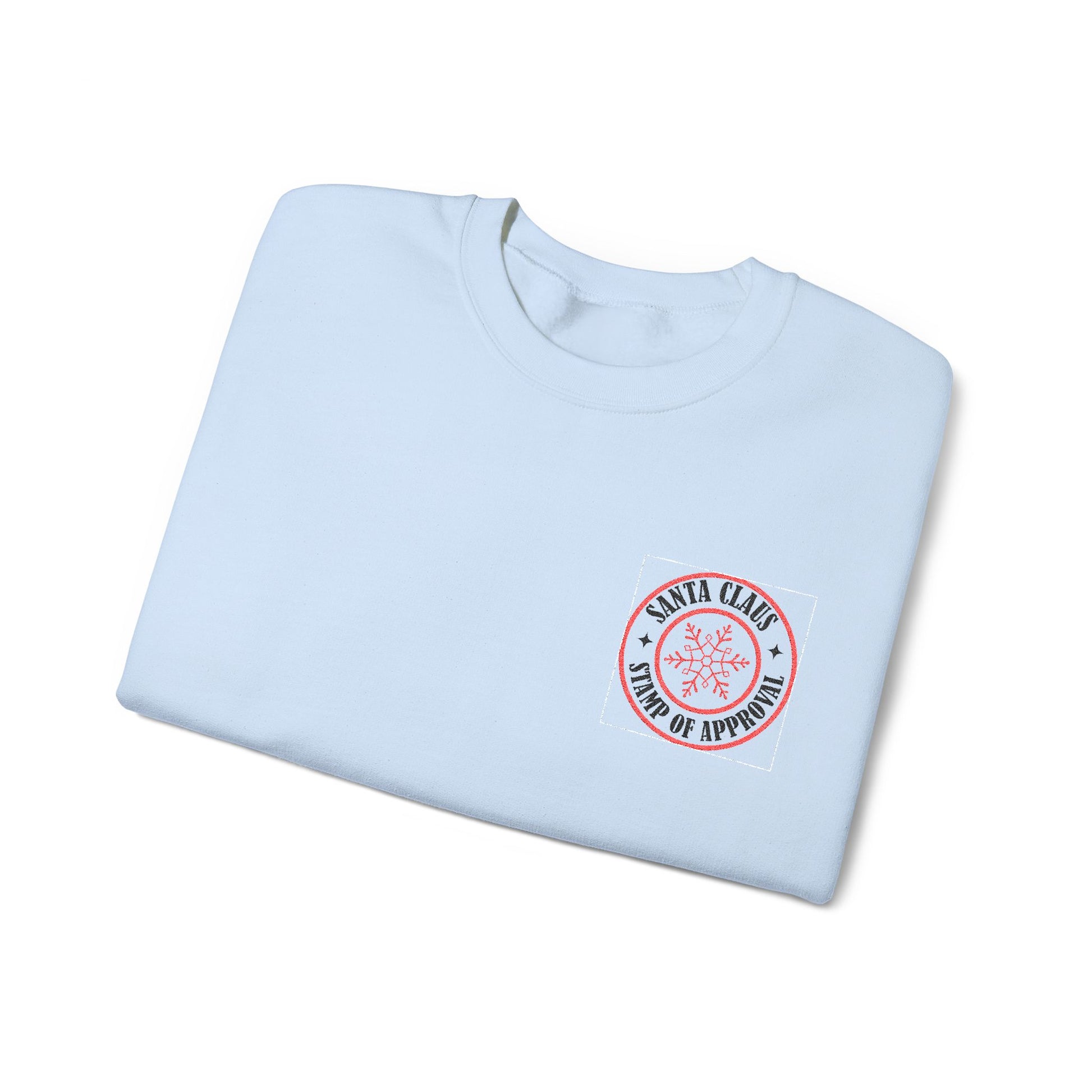 Embroidered Christmas Stamp Women's  Sweatshirt - The Eggy's store