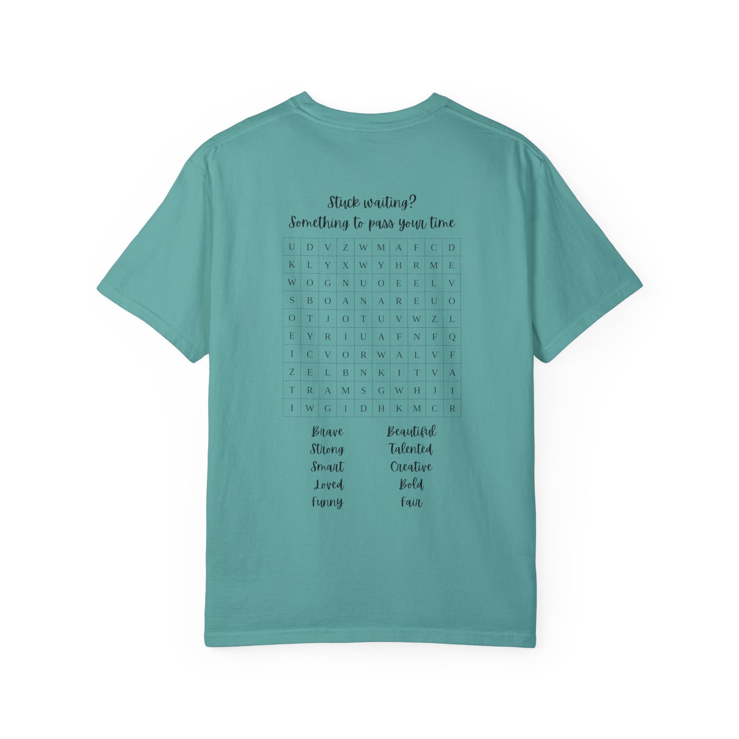 Word Search Women's T-shirt - Fun Puzzle Design for Adults