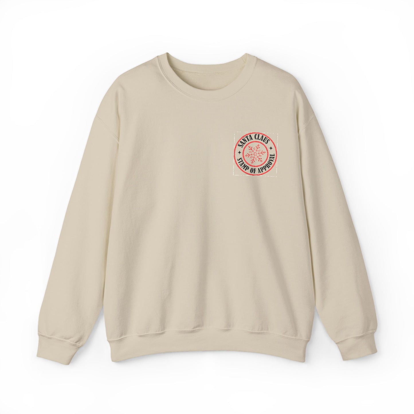 Embroidered Christmas Stamp Women's  Sweatshirt - The Eggy's store