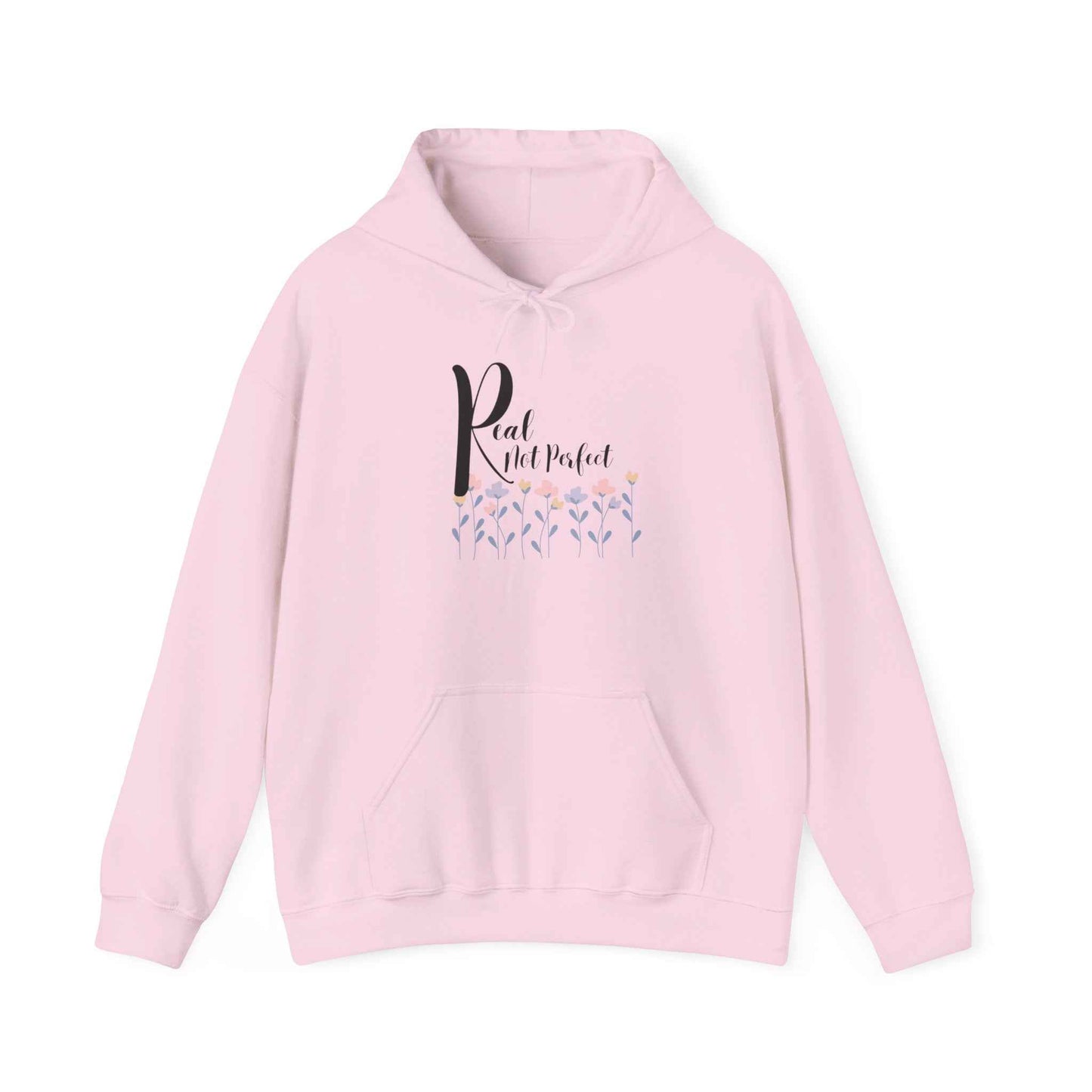 Real not Perfect: Adult Hooded Sweatshirt - The Eggy's store