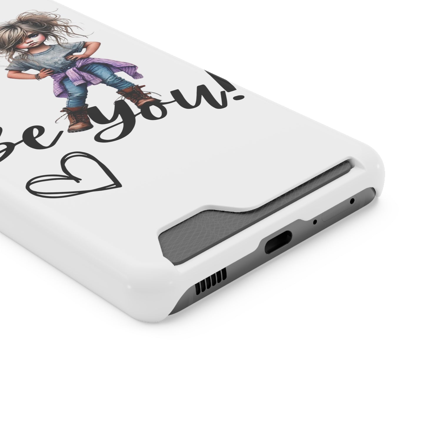 Be You Phone Case With Card Holder - Stylish and Functional Be You Phone Case