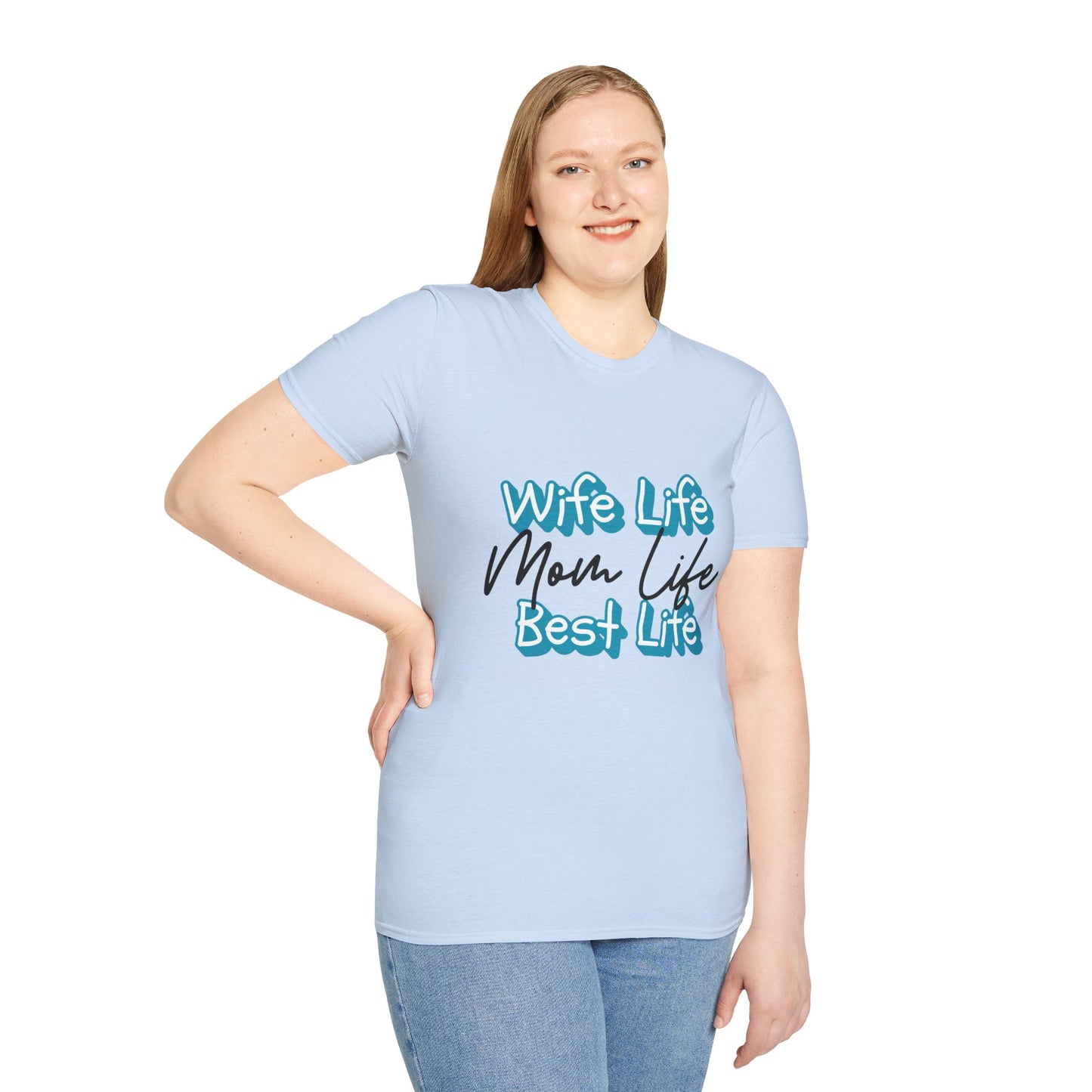 Best Life Mom Life Adult T-Shirt