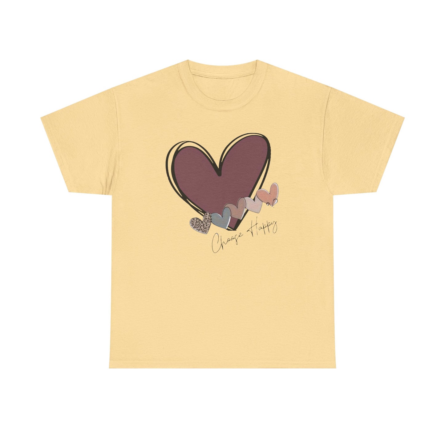 Choose Happy Women's T-Shirt – Spread Joy with Every Wear