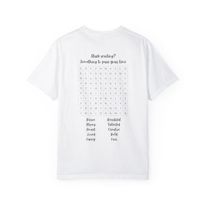 Word Search Women's T-shirt - Fun Puzzle Design for Adults