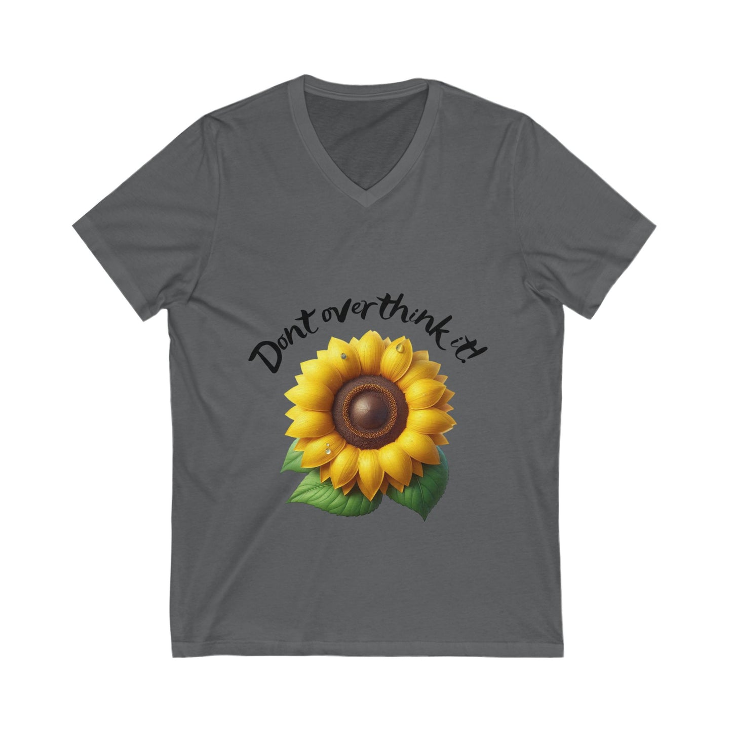 Overthink:  Short Sleeve V-Neck Women's T-shirt