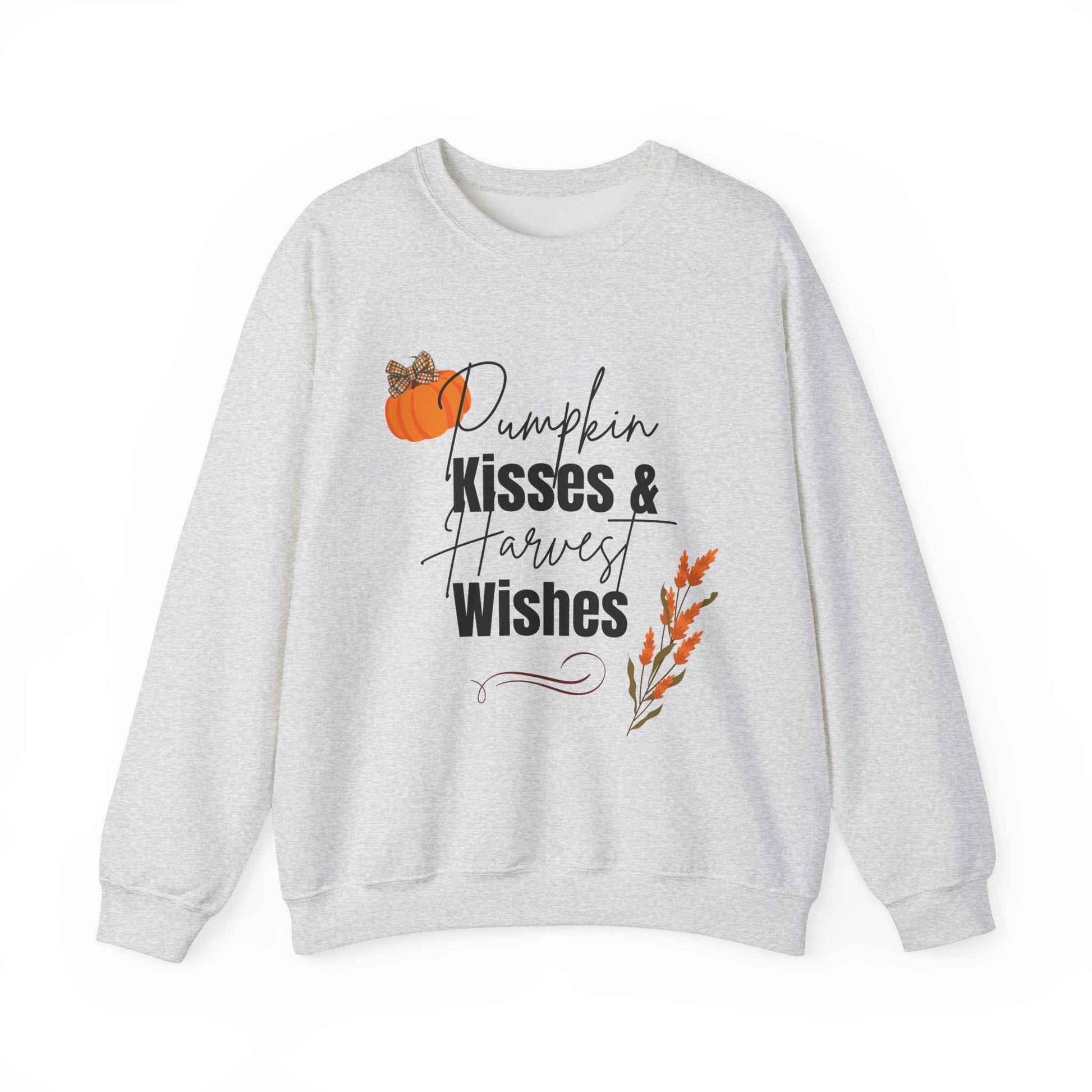 Pumpkin Kisses: Adult Crewneck Sweatshirt