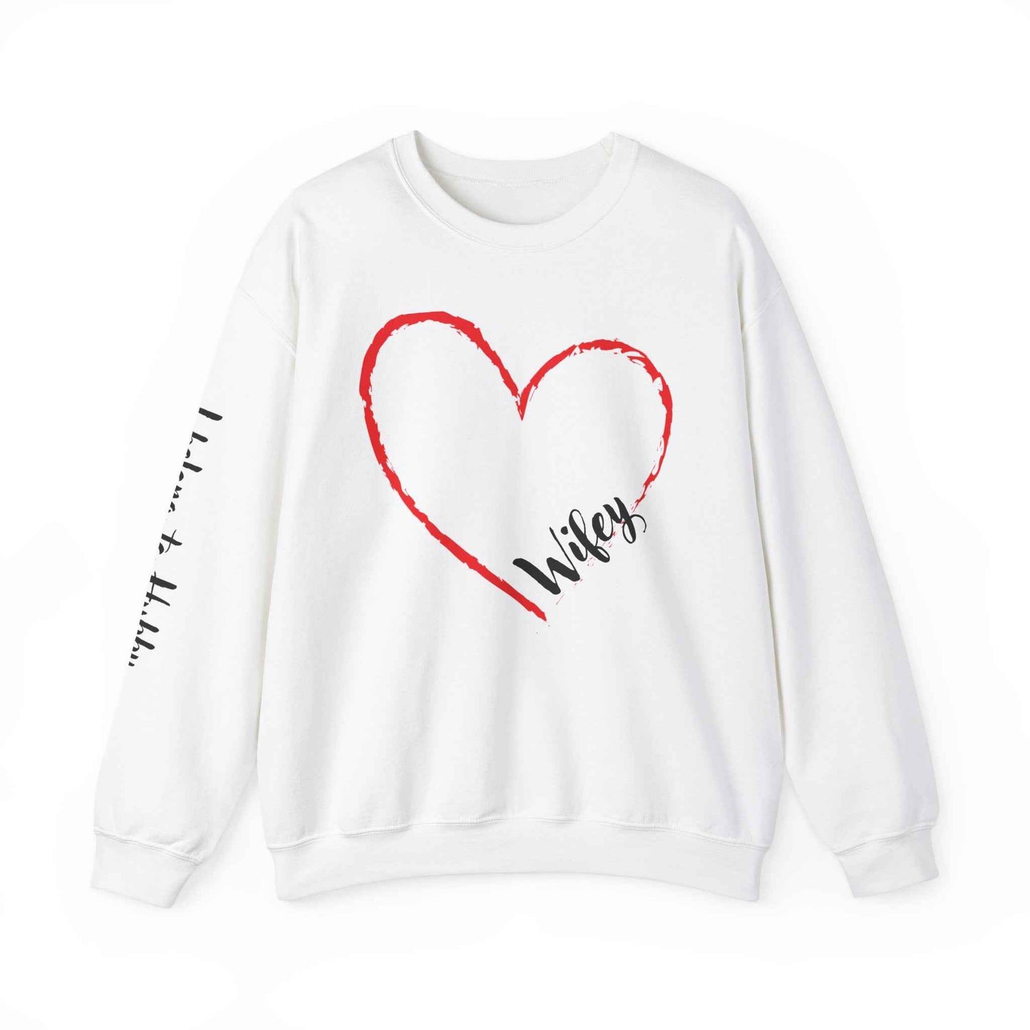 Wifey Adult Crewneck Sweatshirt