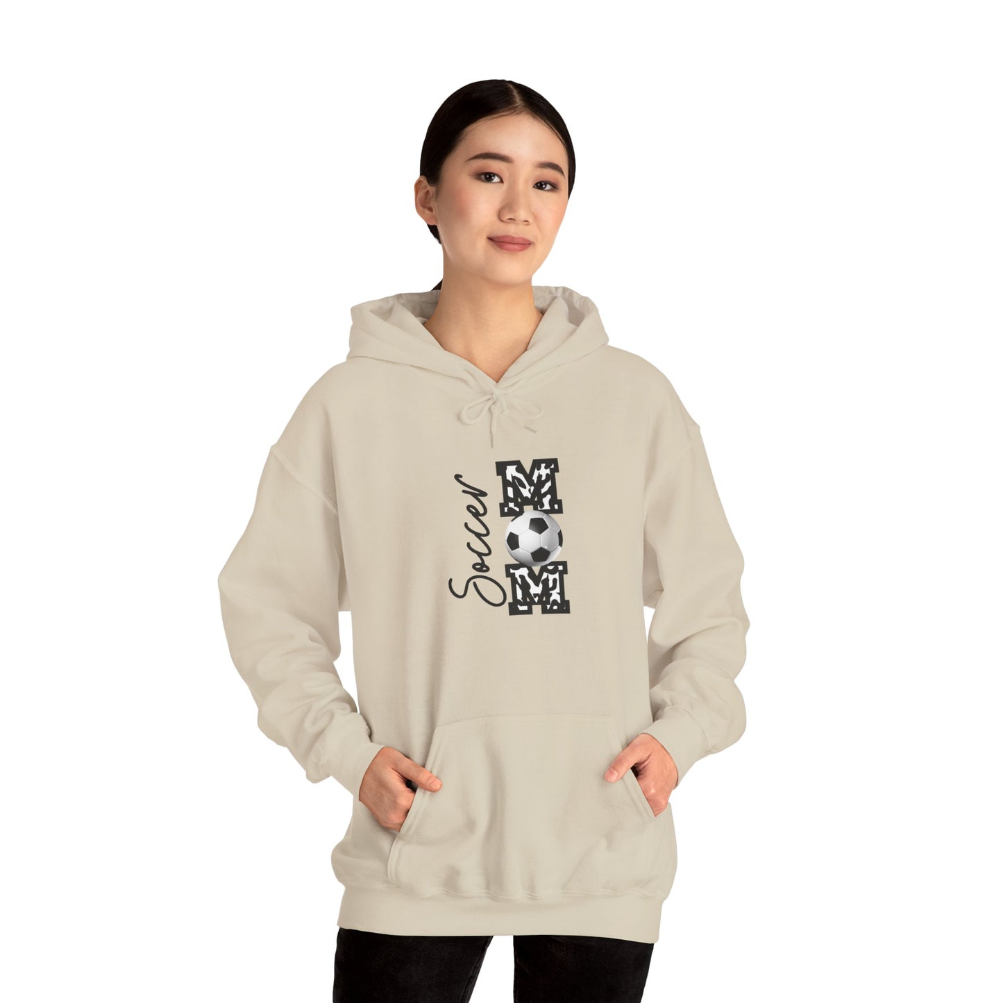 Soccer Mom:  Adult Hooded Sweatshirt