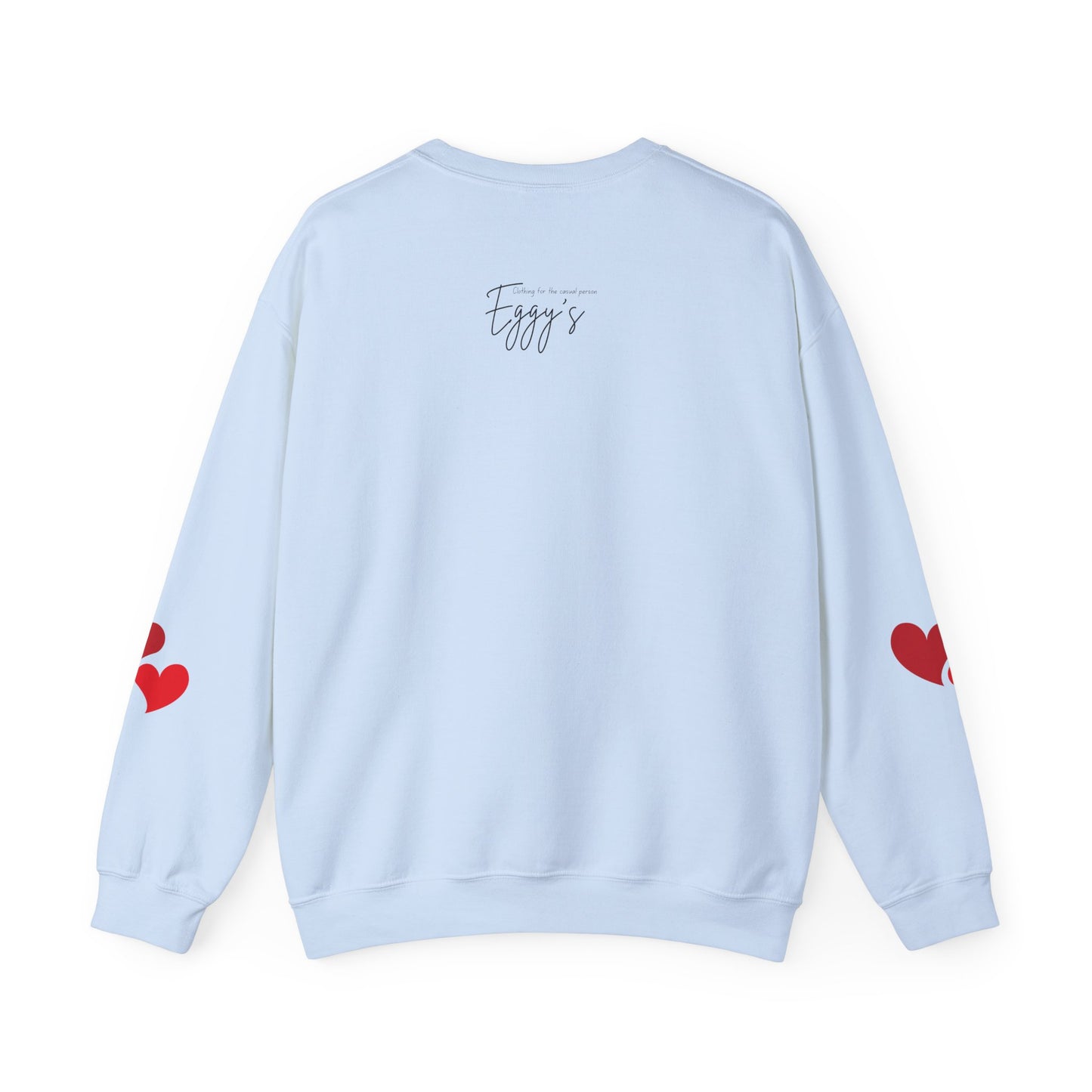 Love and Hearts Adult Love Hearts Sweatshirt Women's Top