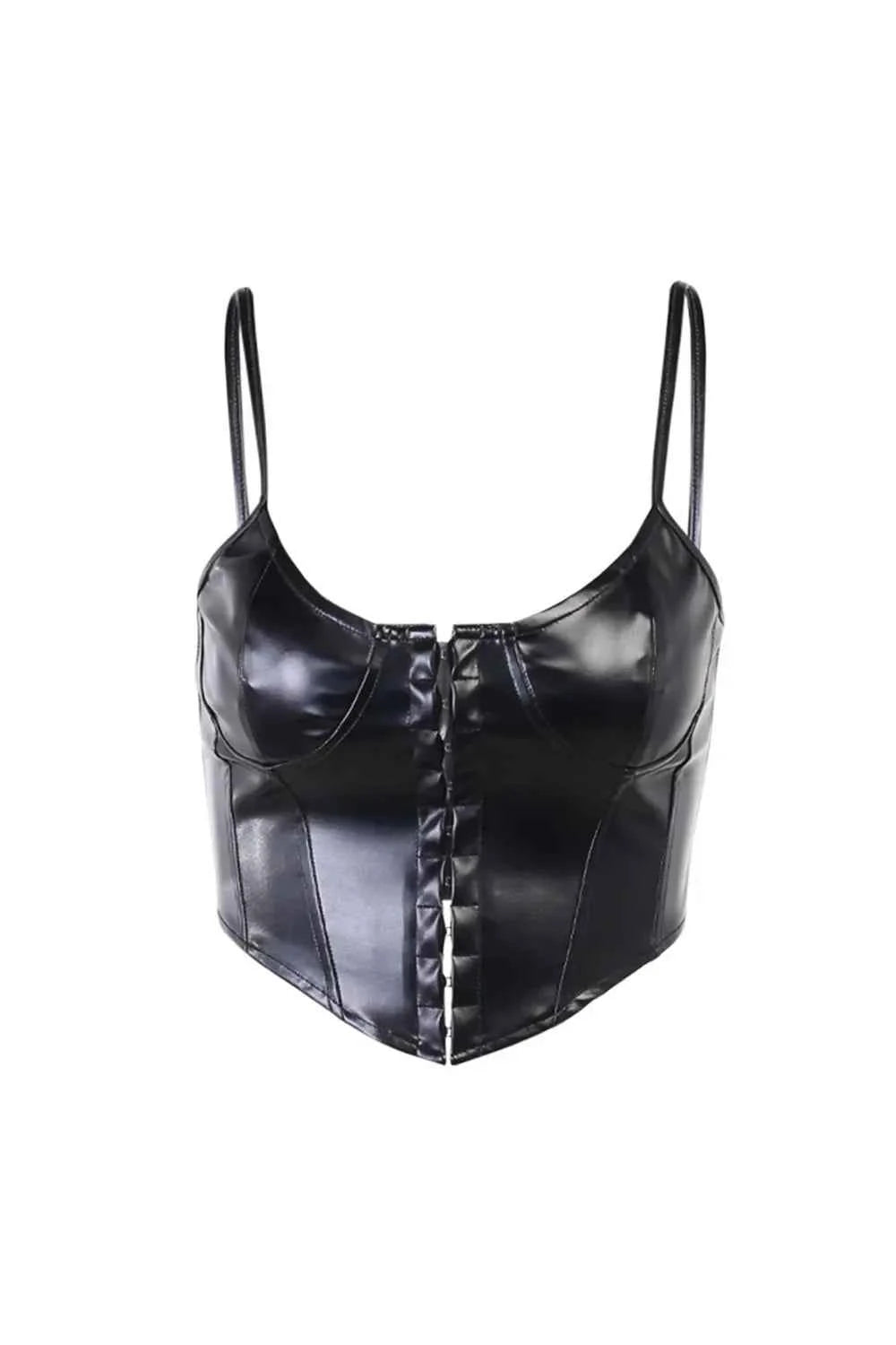 Scoop Neck Spaghetti Strap Cami Women's Top