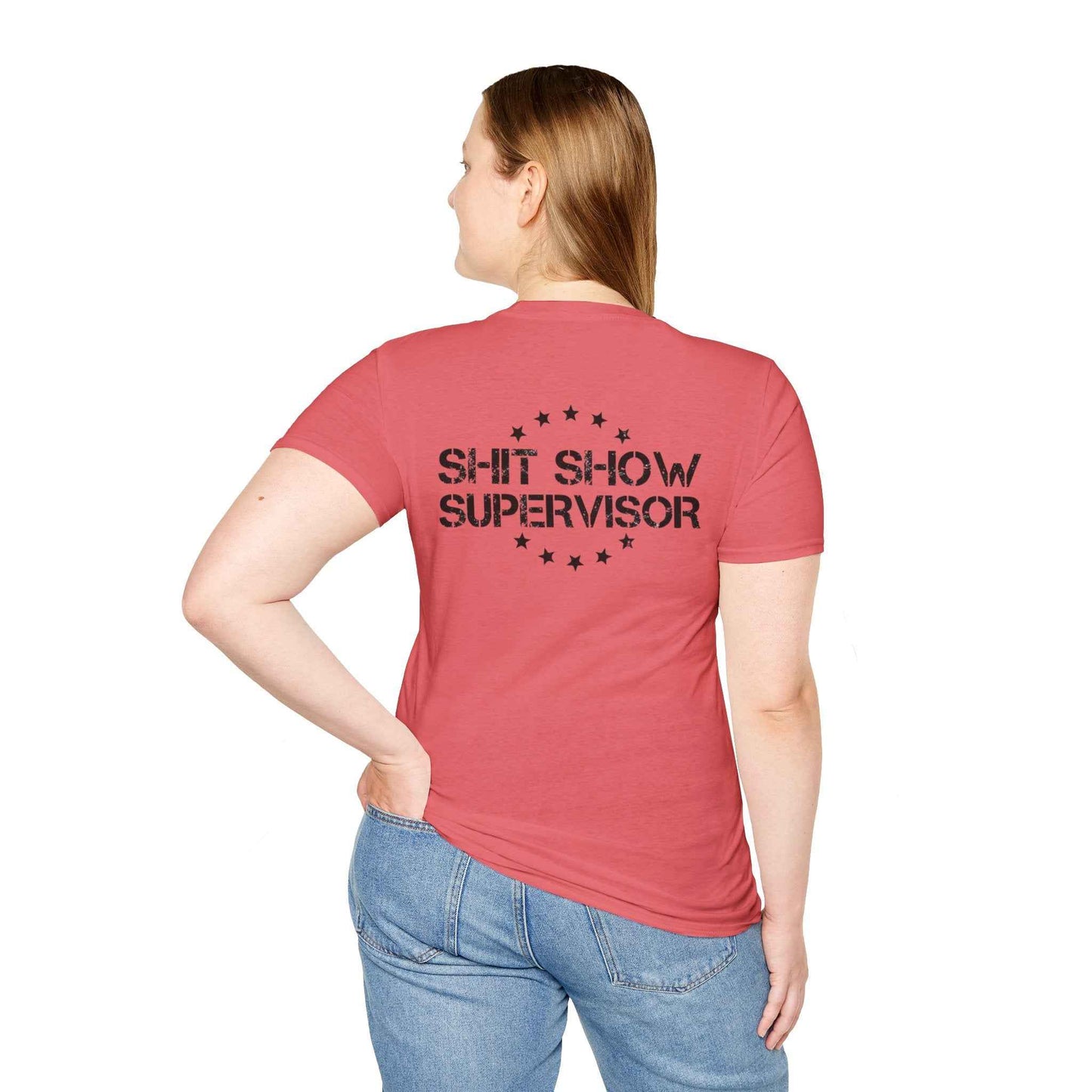 Shit Show Adult T-Shirt - Shit Show Supervisor