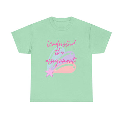 The Assignment Adult T-Shirt - Understood the Assignment Design - The Eggy's store