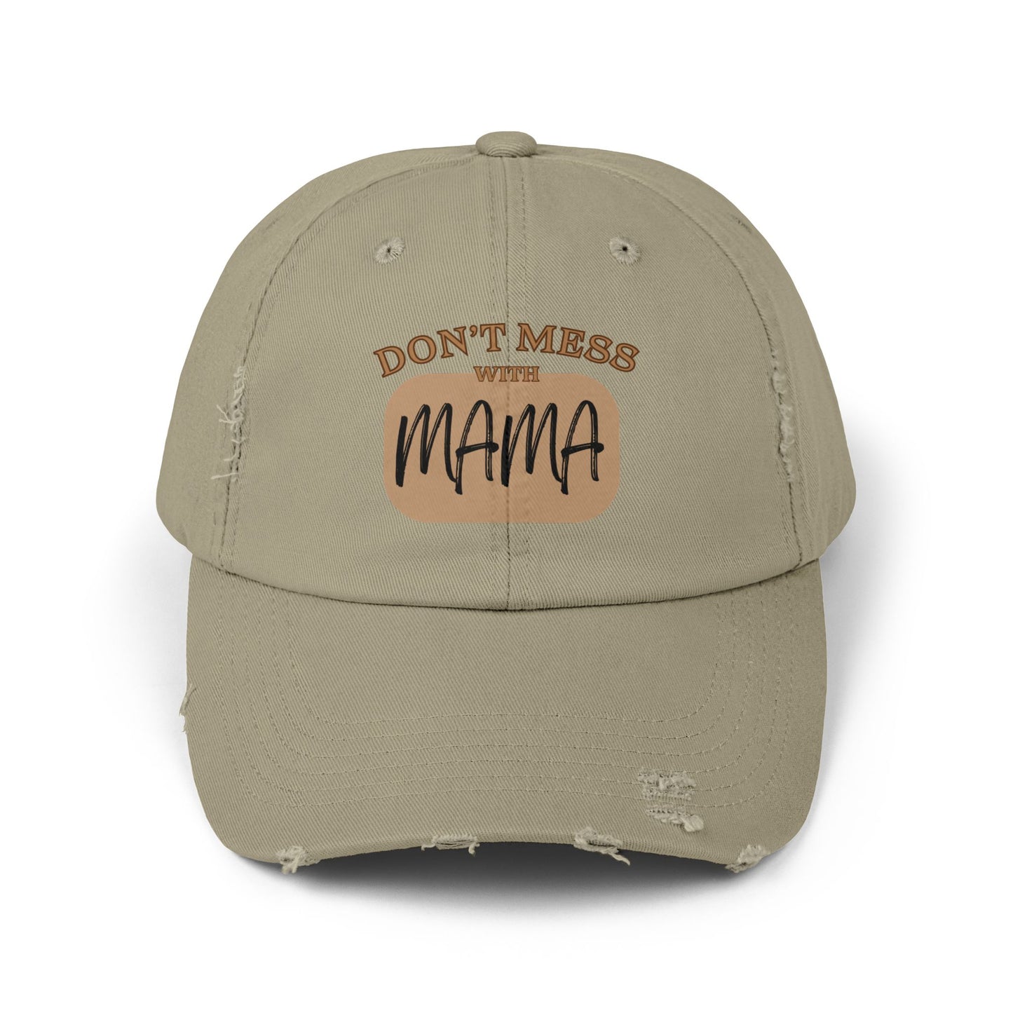 Mama:  Adult Distressed Hat