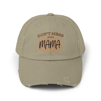 Mama:  Adult Distressed Hat