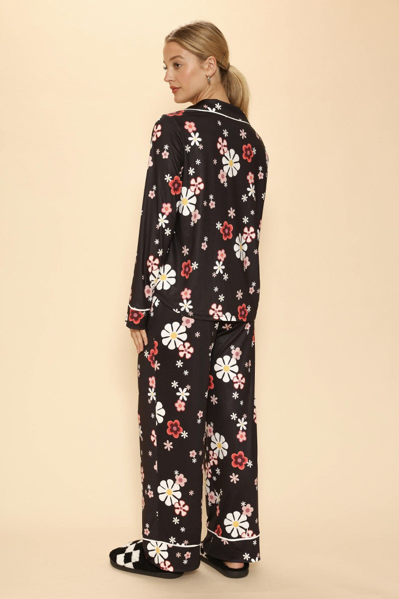 Two-Piece  Floral Pajamas