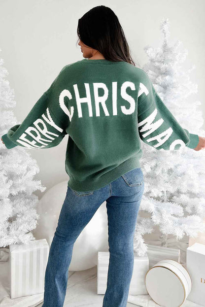 Ho Ho Ho Merry Christmas Loose Sweater