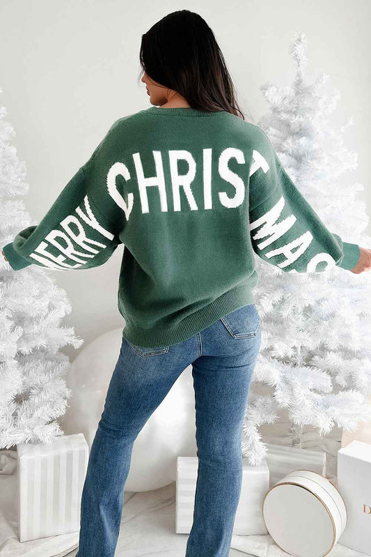 Ho Ho Ho Merry Christmas Loose Sweater