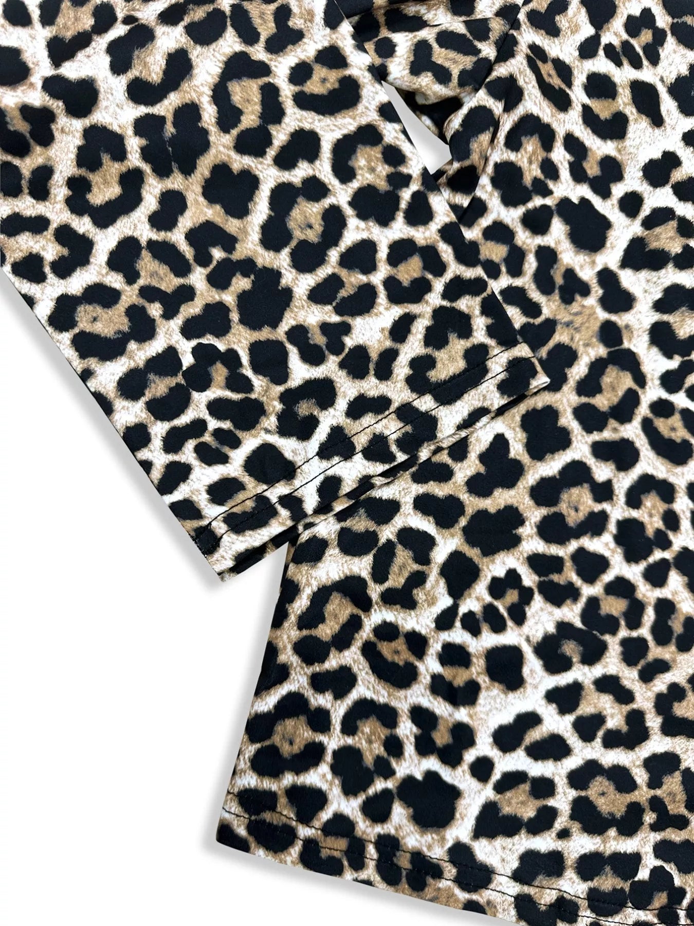 Leopard Print Two-Piece Set