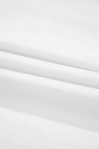 Lace Crochet Crew Neck Casual T Shirt