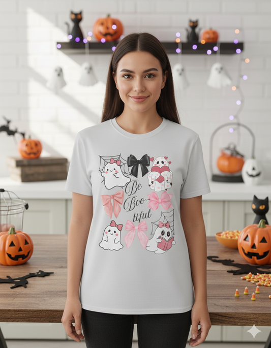 Halloween Boo-tiful Ghost:  Women's T-Shirt