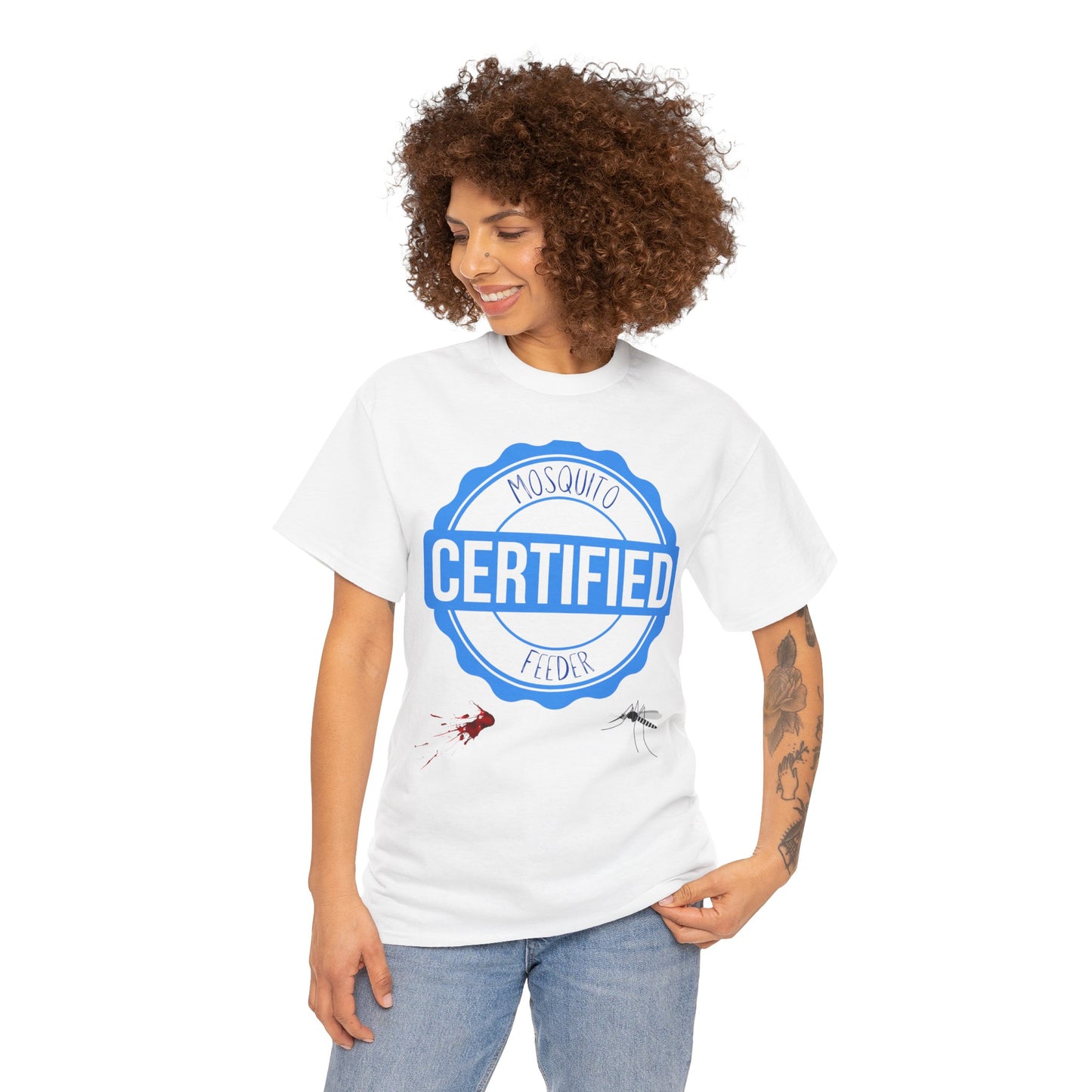 Mosquito Certified Women's T-Shirt, Funny Summer Shirt, Humorous Tee