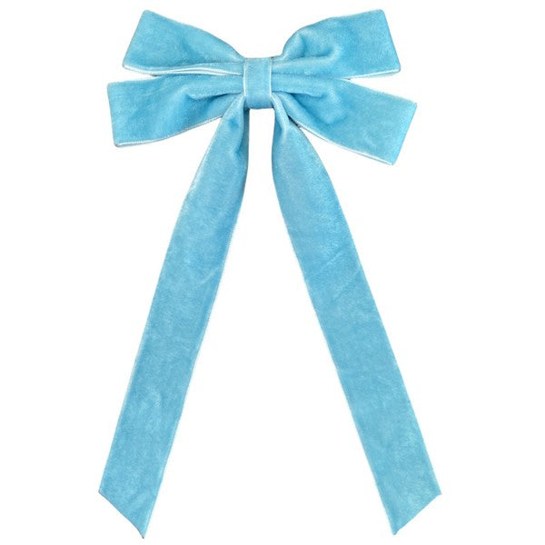 Velvet Hair Bow Holiday Accessories